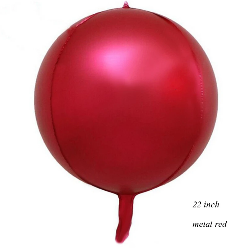 1PC metal red 1 шт. 18/22 дюйма металлические звезды и сердце 4D диско градиент цвета шары для свадьбы и дня рождения вечерние детские Душ Декор реквизит для фотосессии принадлежности - Цвет: 1PC metal red
