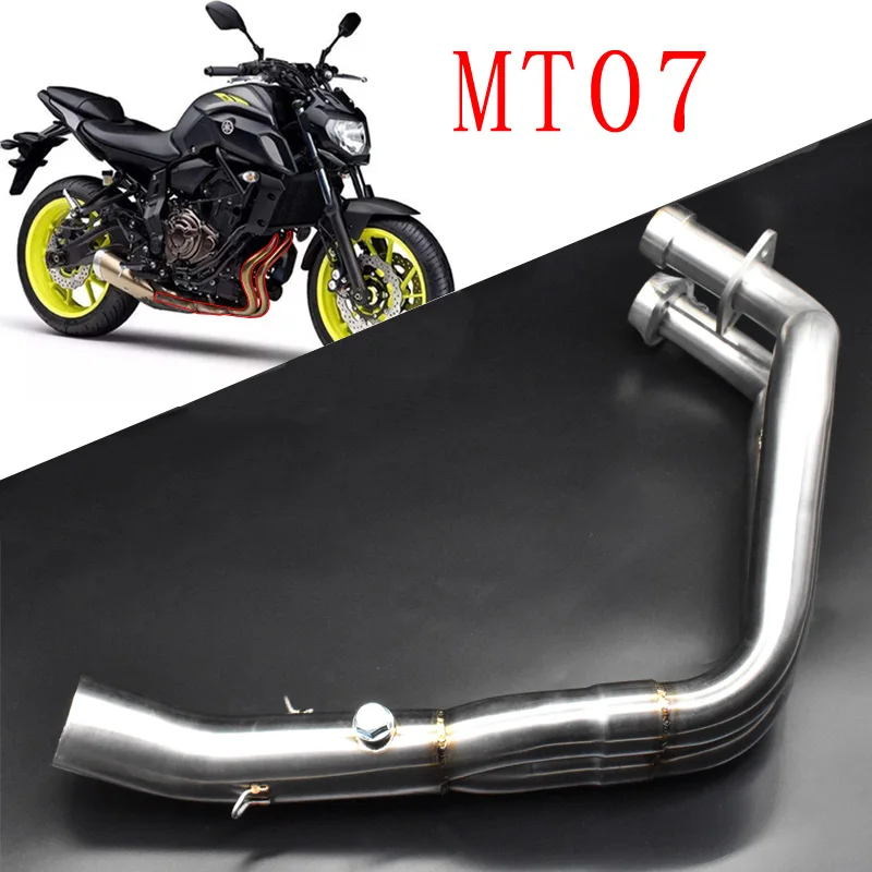 motorcycle Exhaust Full system for Yamaha MT-07 FZ-07 Tracer 2014-2018 XSR700 2016-2017 For mt07 FZ07