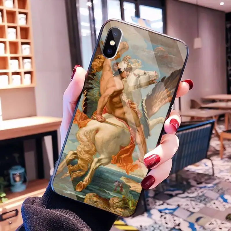 

Yinuoda art painting Birth of Venus self lovec Soft Rubber Phone Cover for iPhone8 6 7 plus X XS XR XS MAX 11 pro max