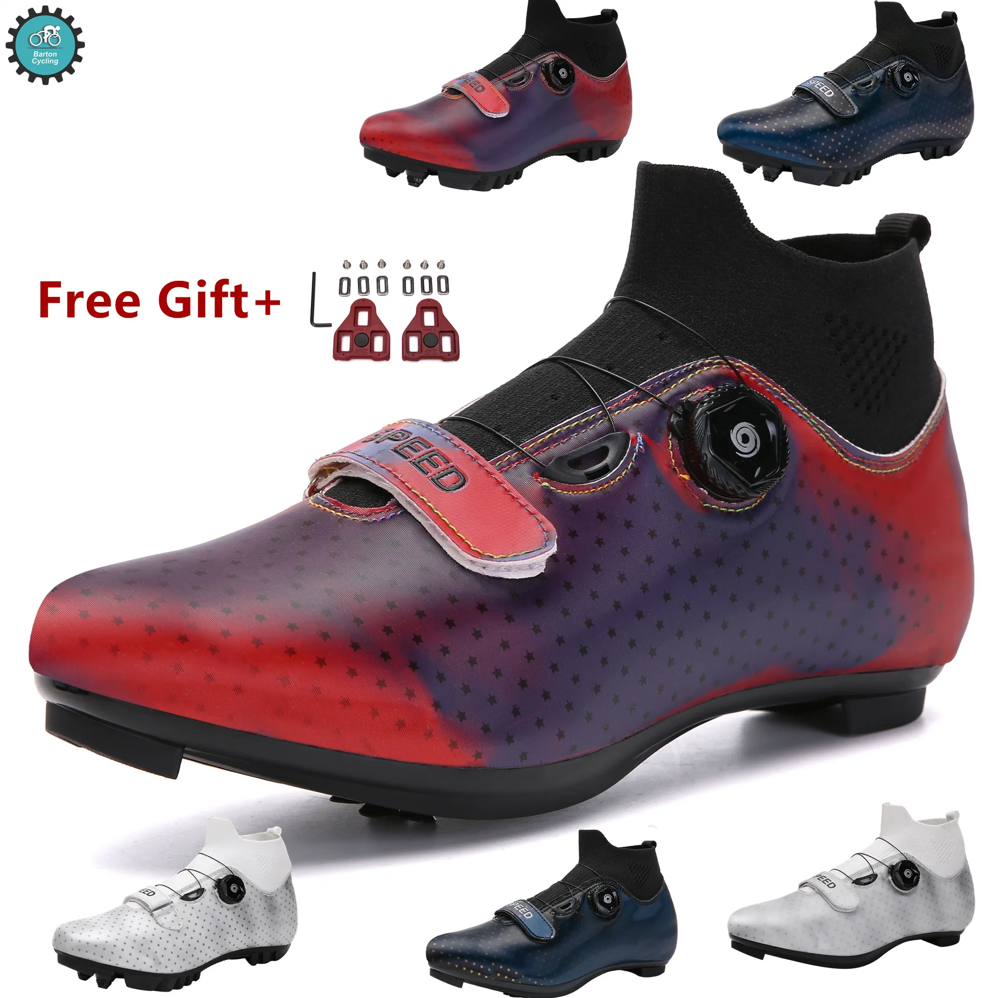 

Дорожные велосипедные туфли для мужчин, новинка 2021, велосипедные туфли на плоской подошве с самоблокировкой, велосипедная обувь, велосипед...