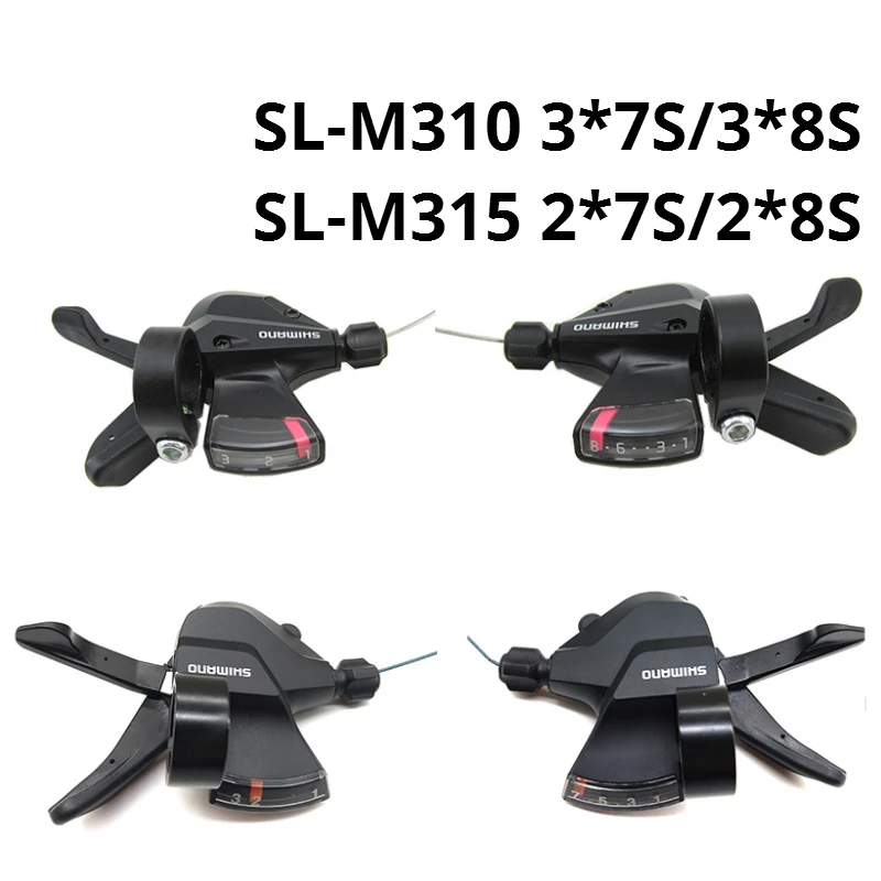 Altus SL-M310 M315 Bike shifter lever 3x7 3x8 2x7 2x8 Speed 21S 24S Shifter Trigger Set Rapid Fire Plus W/Shifter Cable M315