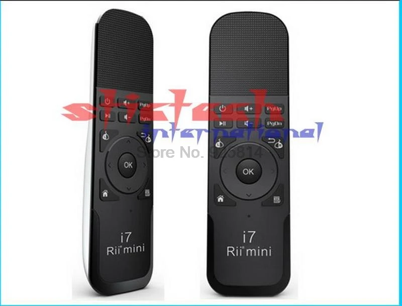 По dhl ИЛИ ems 20 шт Мини i7 2 4G беспроводной мини игровой Fly Air Mouse пульт дистанционного
