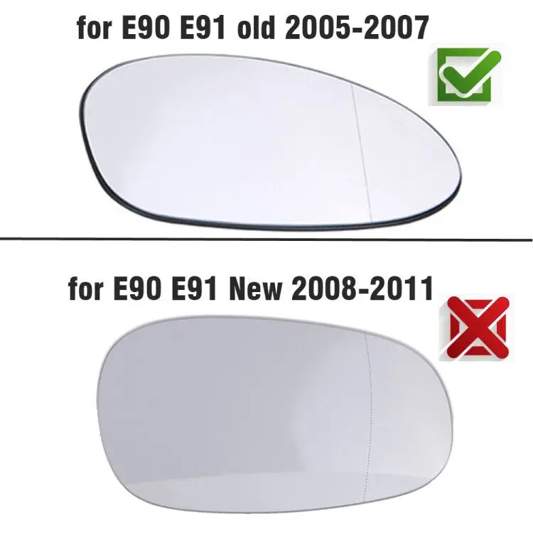 Цветная Крышка для бокового зеркала заднего вида из АБС-углеволокна BMW E90 E91 2005-2007