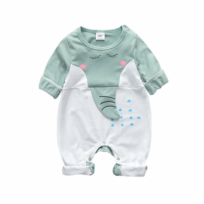 

Autumn baby girl clothes Boy Baby Clothes Casual Cartoon Print Romper Infant Long Sleeve Overalls for children Jumpsuit Outfits