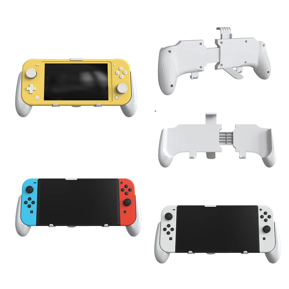 3in1 Grip Handle for Nintend Switch OLED & Switch Lite Console Stretch Grip Holder Protective Shell Handle Case Accessories