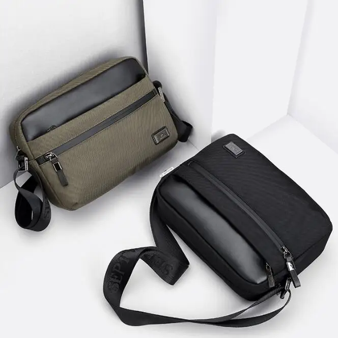

Men shoulder Bag fashion brand street trend boy daily style personalized bag backpack small diagonal span Male Messenger Bag