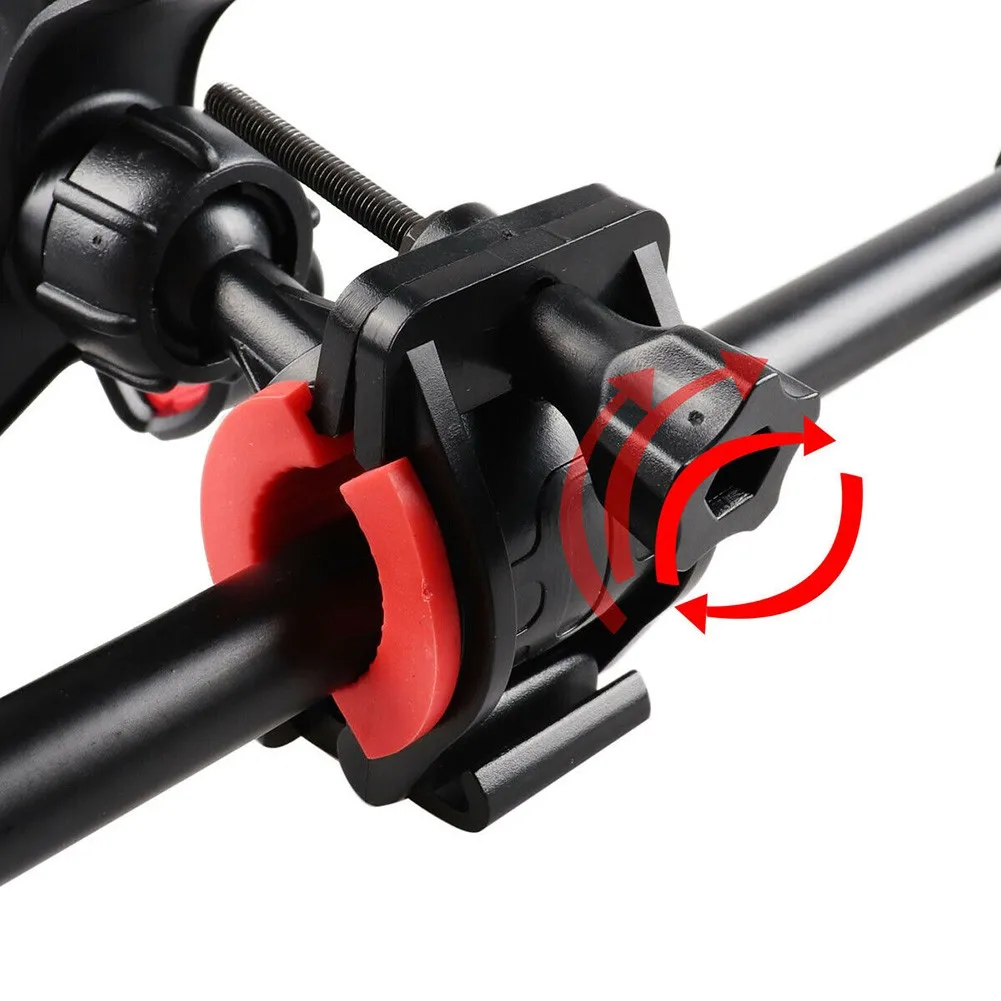 Universal Microphone Mic Stand Bicycle Motor Bike Cell Phone Holder Stand Handlebar Clip 360 Degree Rotating For Rehearsing