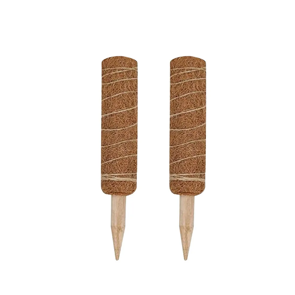 Coir Totem Pole 12 дюймов Moss Stick для поддержки Крипера кольцо s прочная подставка