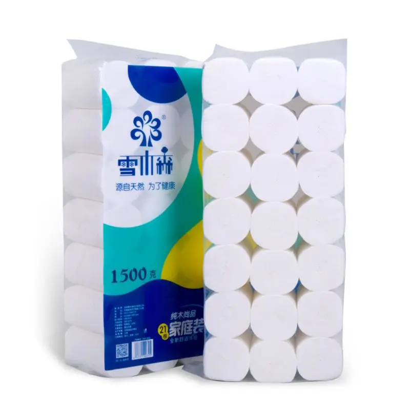 

21 Rolls Toilet Paper Professional Comfort Care Soft Stronge 4-Layers Skin-friendly Bath Tissue Hand Towels