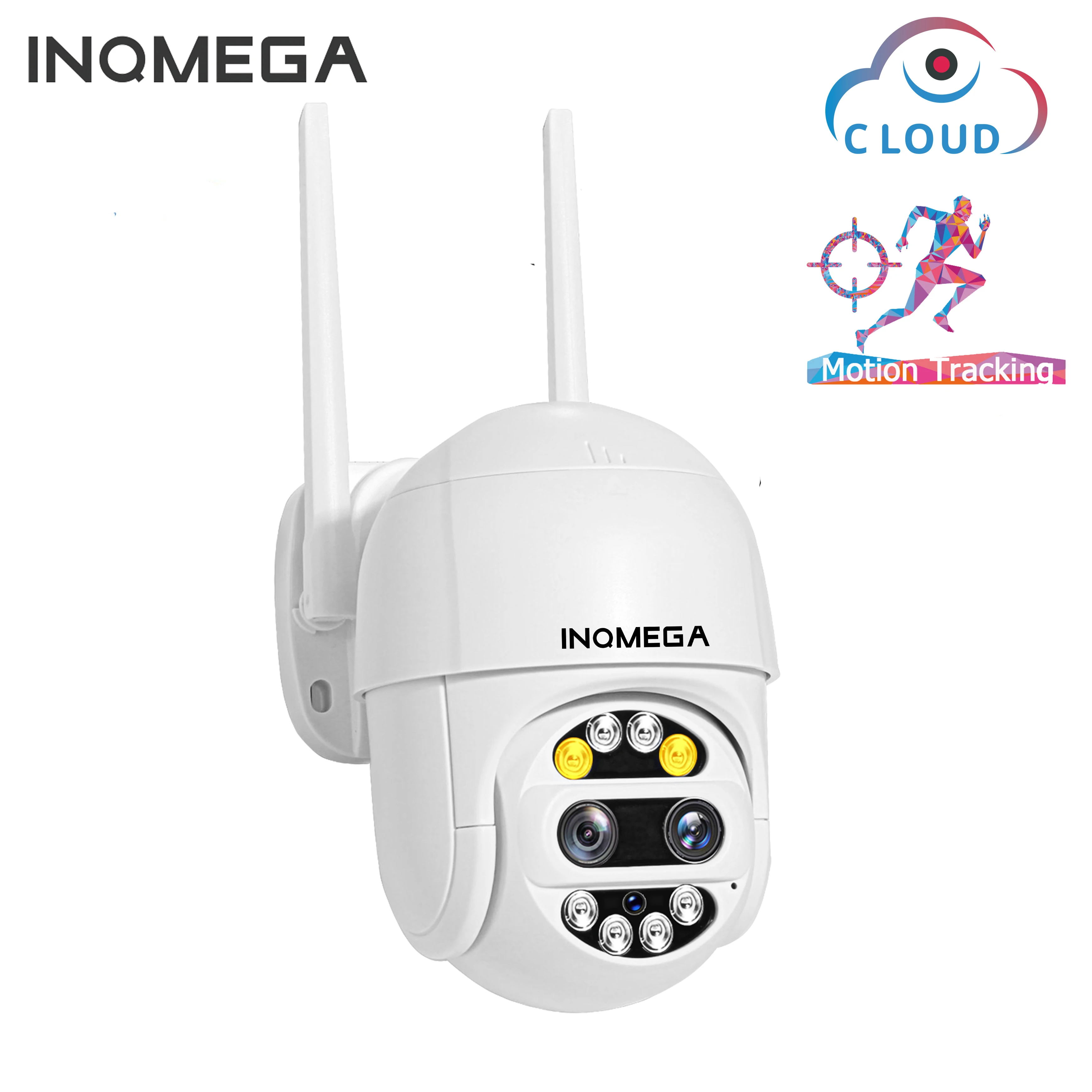

IP-камера купольная INQMEGA, 1080P, 2 МП, 4-кратный зум
