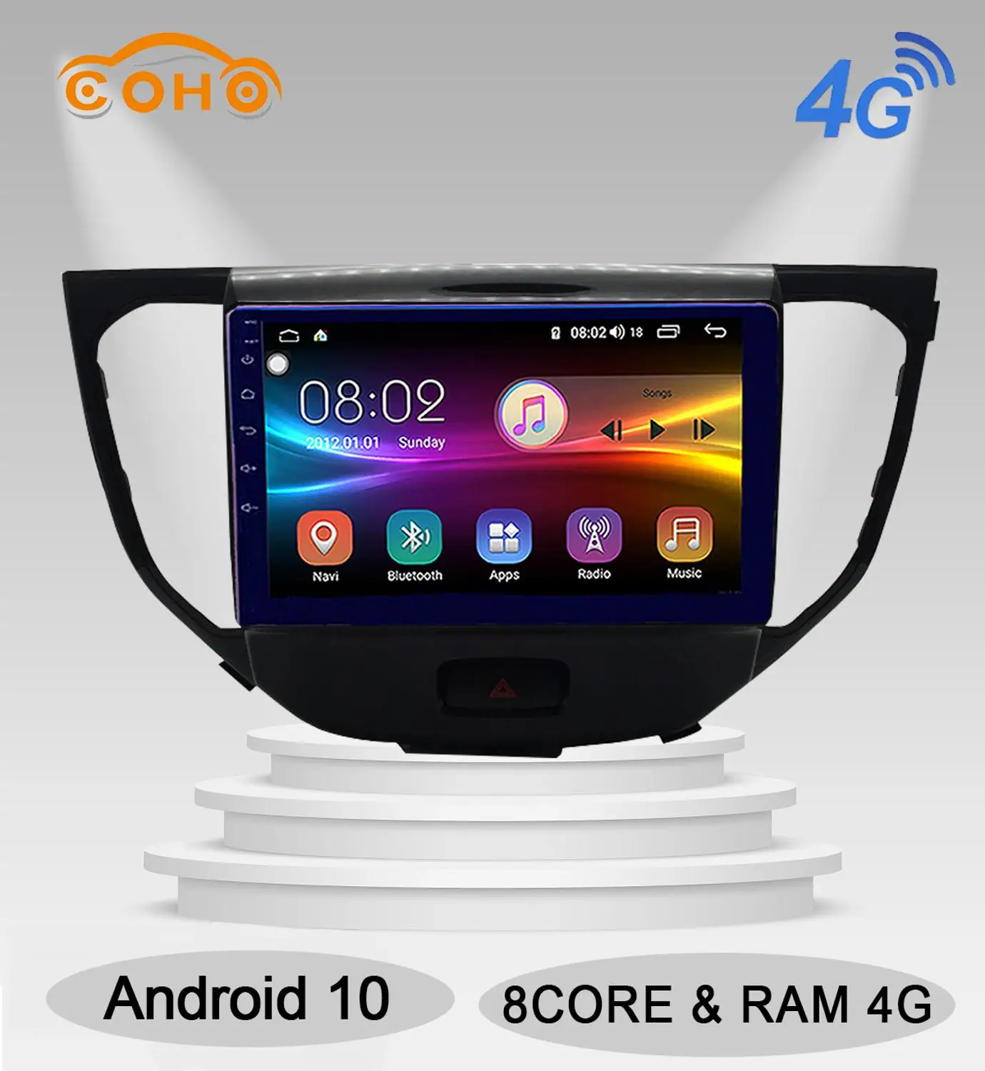 Android 10 0 octa core 4 + 64G Мультимедийный gps навигатор автомобильное радио android для FAW