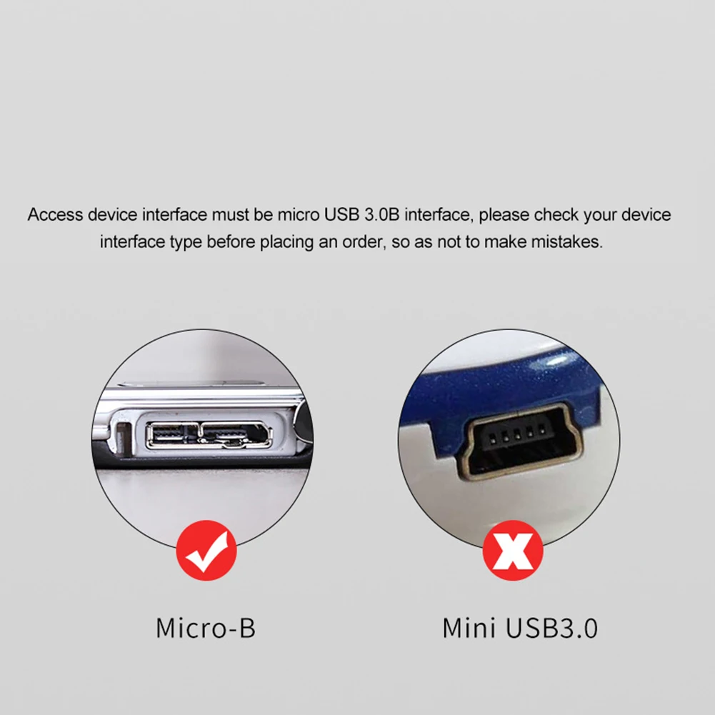 USB 3,0 A к Micro B Мужской адаптер конвертер кабель для SSD HDD мобильный жесткий диск