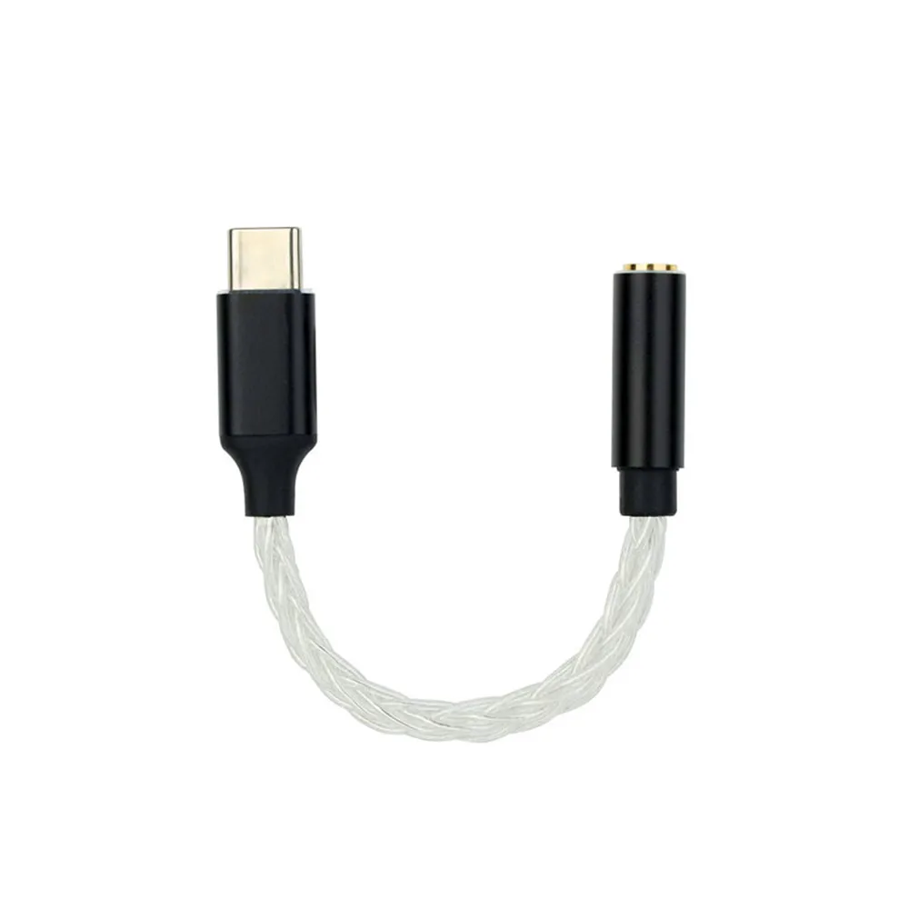 Adaptador de Amplificador de Fone de Ouvido Adaptador para Android Tipo-c para 3.5mm Jcally Alta Performance Dac Decodificador Windows Macos Jm20 Cs43125