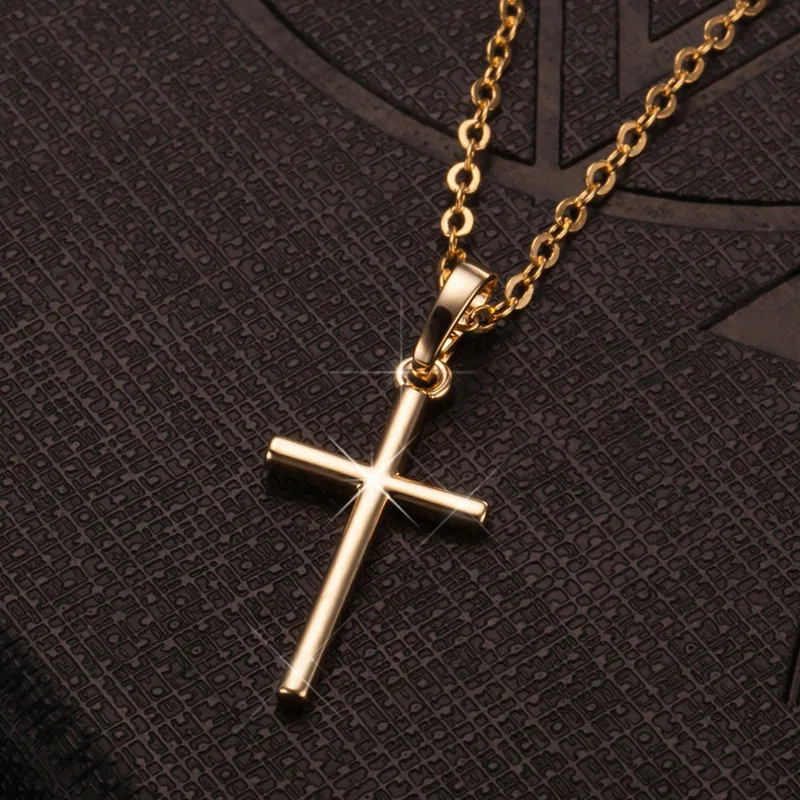 

New Arrivals Fashion Hip Hop Cross Pendant Necklace for women Personality Trend Jewelry Party Gift