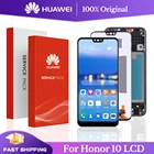 Оригинальный ЖК-экран 5,84 дюйма для Huawei Honor 10, дисплей со сканером отпечатков пальцев, 10 касаний, сменный ЖК-дисплей для Honor 10 COL-L29 L19 AL10