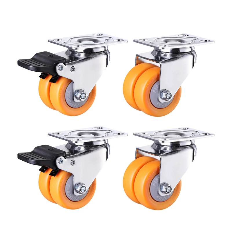 

Мебельные ролики MPA 2 дюйма с тормозом 4 шт