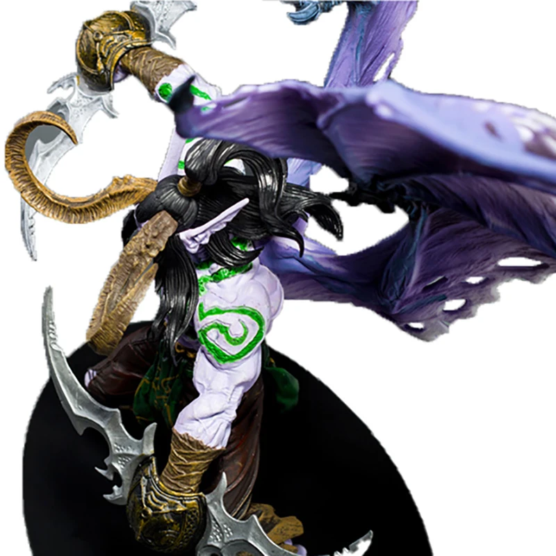 

20CM 13 Inch Toys WOW World Of Warcraft Game Action Figure Demon Hunter Illidan Devil DC05 Figma Collectible Model PVC Kids