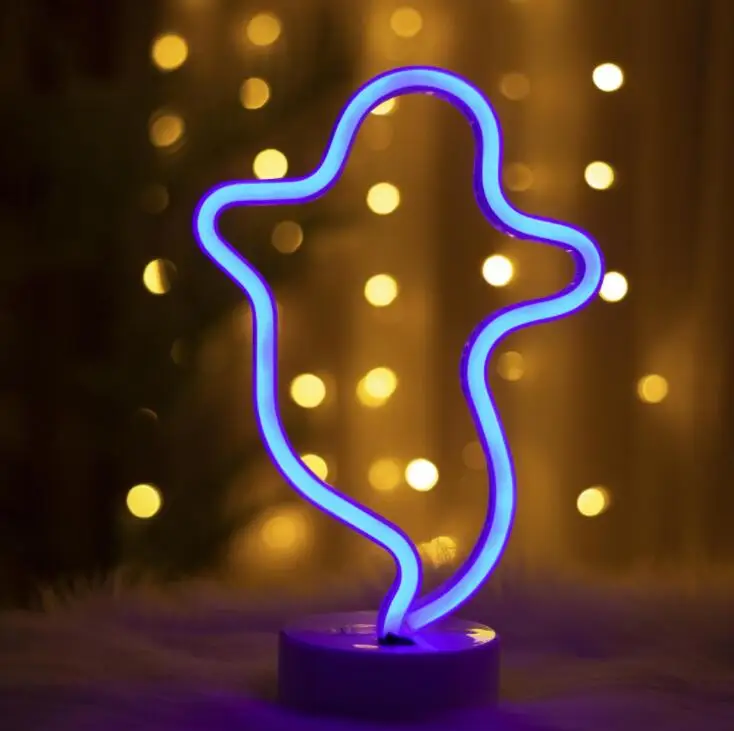 

LED neon shape light string small night lamp