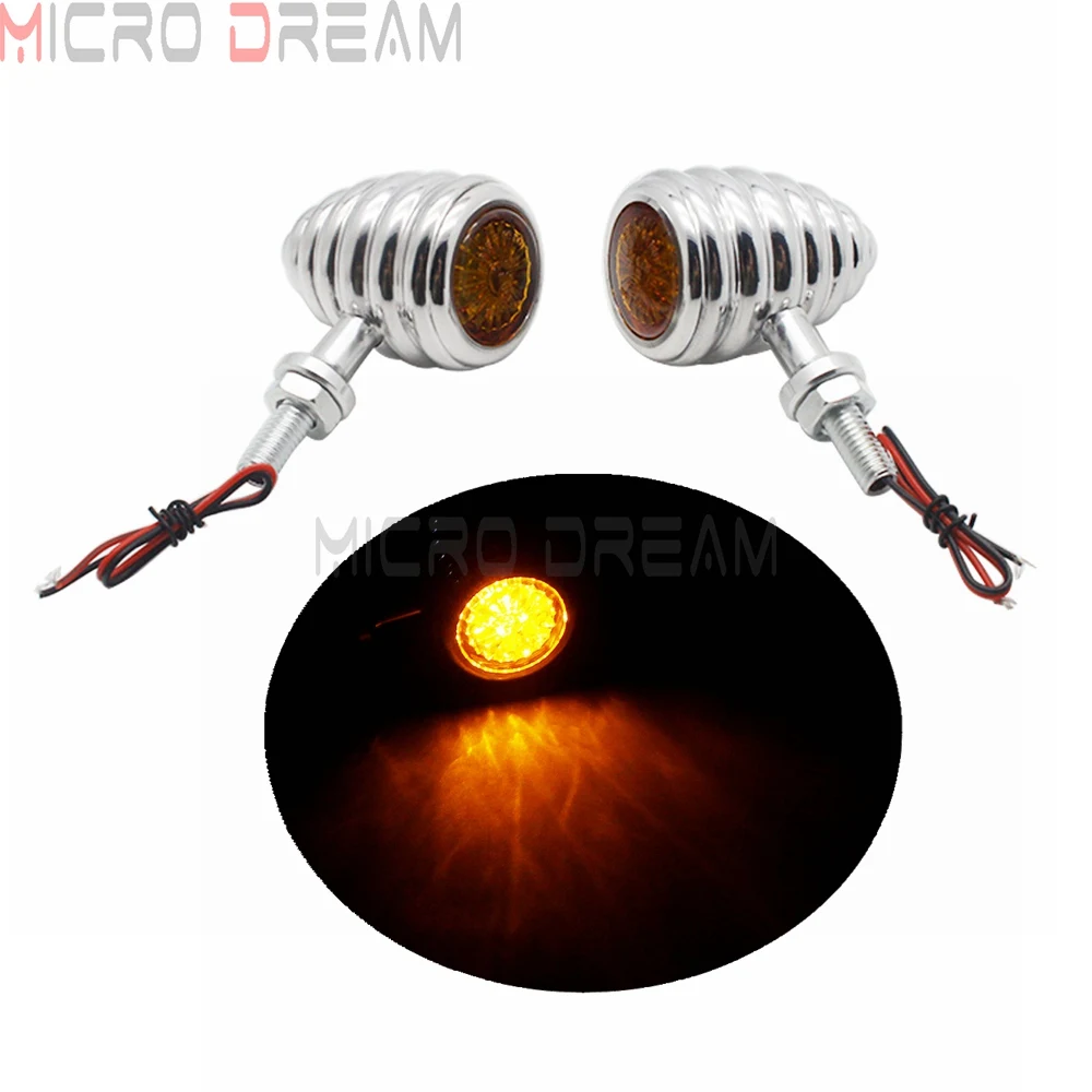 2 шт./пара универсальные указатели поворота для мотоцикла индикаторы 12 В