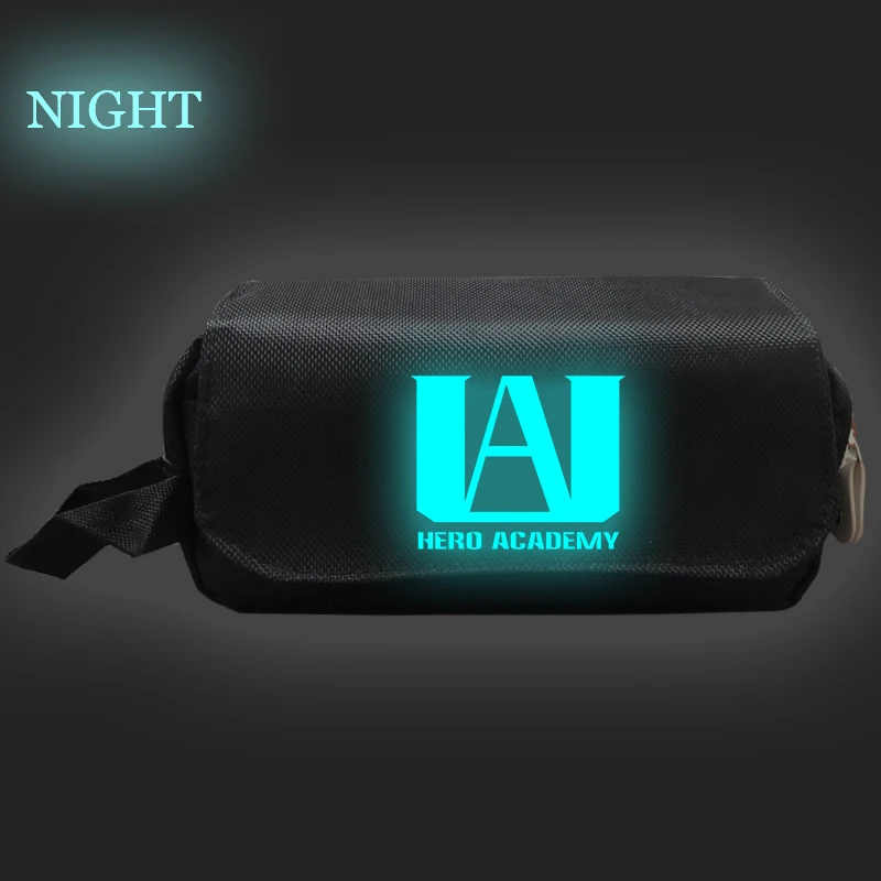 My Hero academic макияж сумки двойной слой Карандаш Чехол для мальчиков и девочек