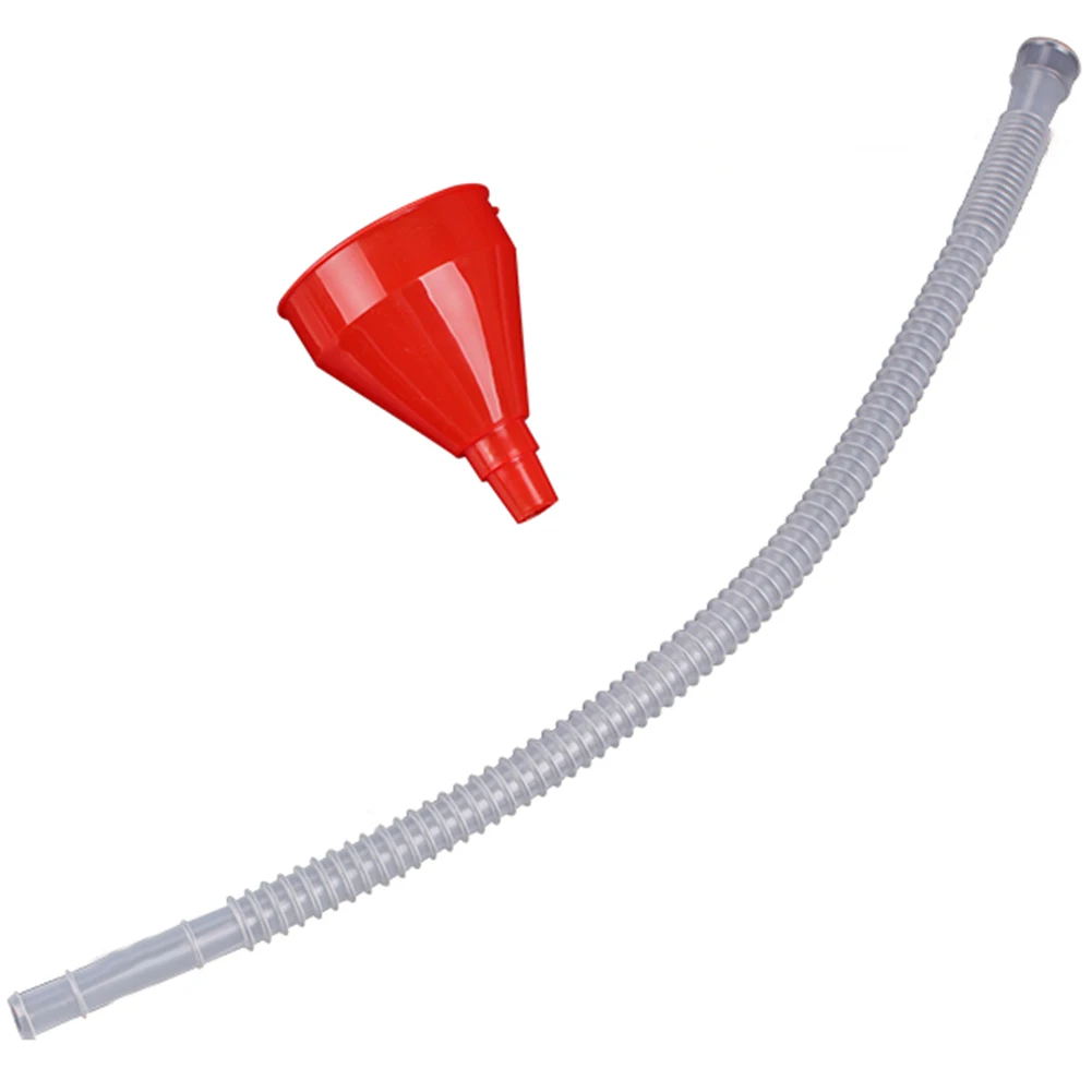 Универсальная пластиковая воронка для наполнения маслом с мягкой трубкой