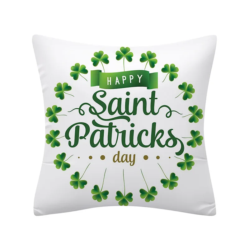 

New lucky clover pillowcase holiday home decoration pillowcase