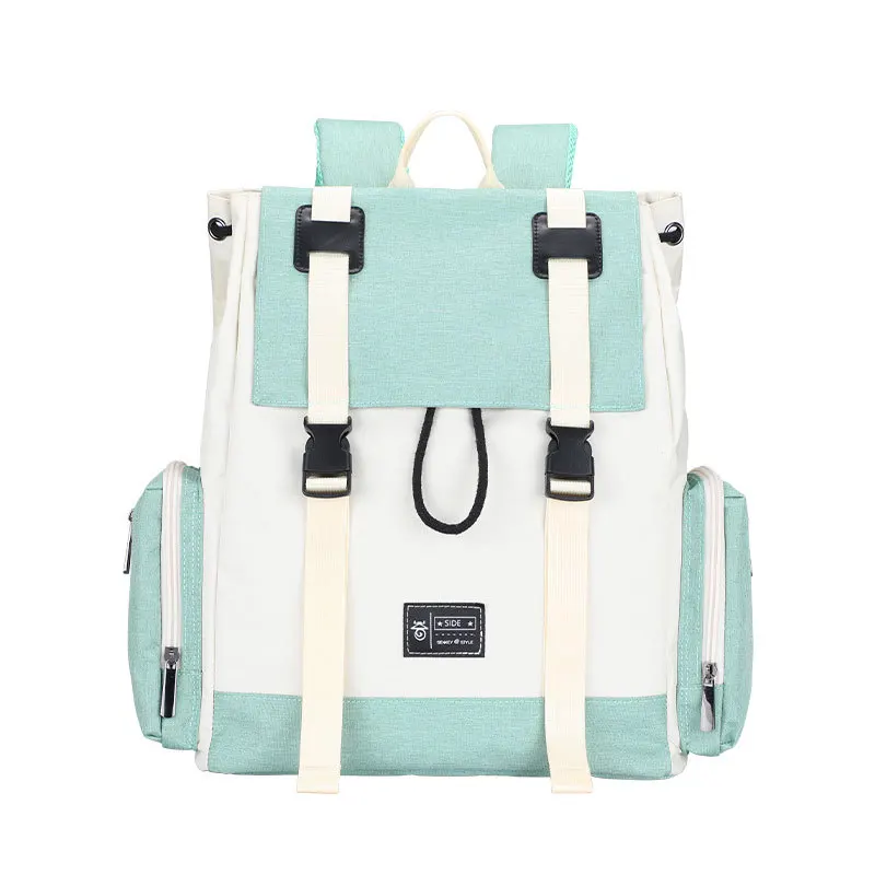 

New Korean Fashion Backpack Color Contrast Backpack