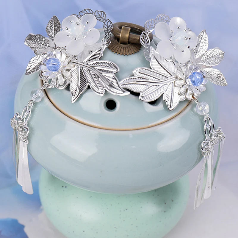 2 шт. новый стиль Детская бижутерия цветы с кристаллами танга костюм ханьфу