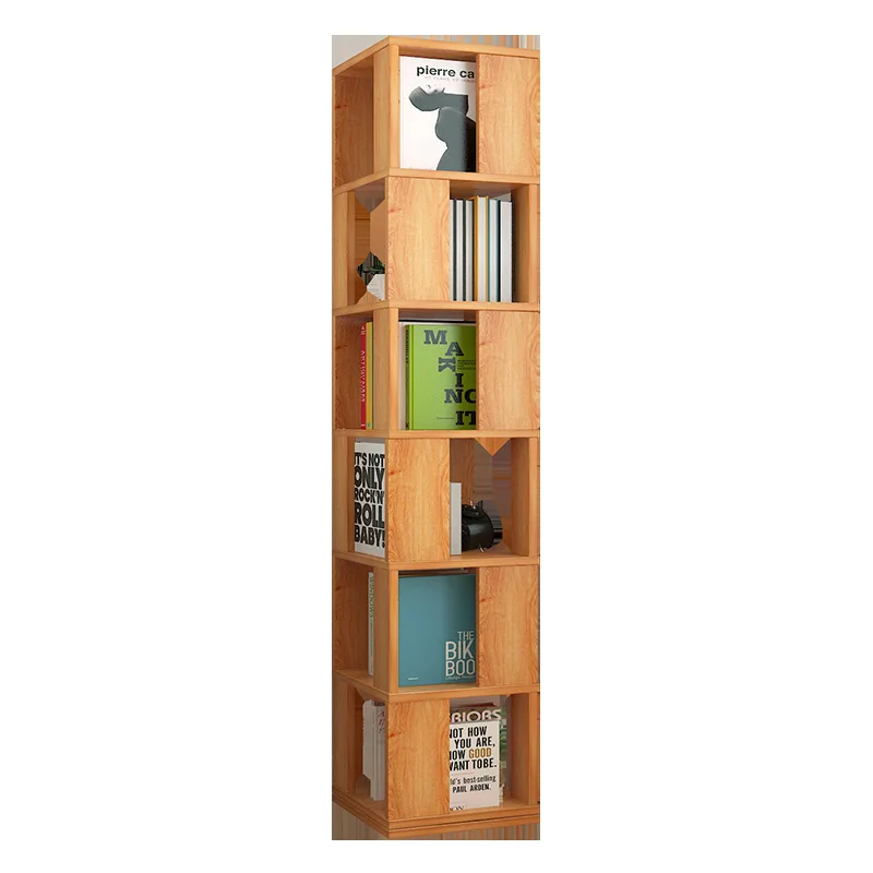 

Pineapple White Squares Bookshelf Contracted Sitting Room Revolving Bookcase Bedroom Place Other People