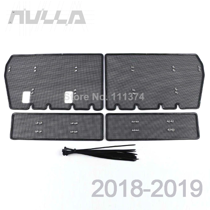 

Stainless Steel Grille Insect Screening Mesh For Toyota Land Cruiser Prado 150 2018 2019 Front Grille Net Cover