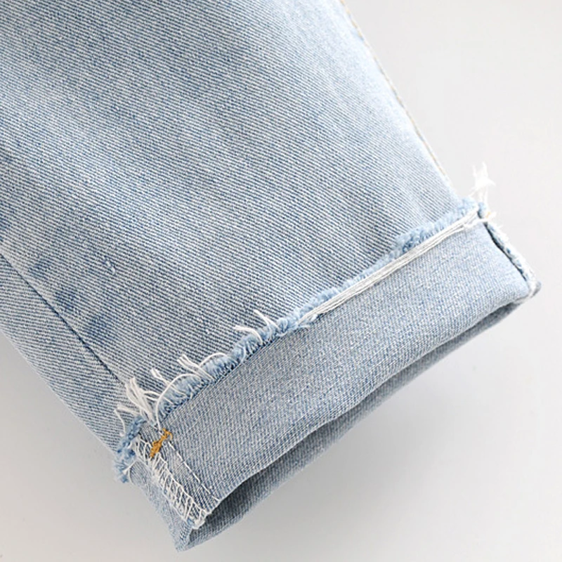 GOPLUS осень 2019 рваные джинсы женские с высокой талией брюки mom jeans C7869 | Женская