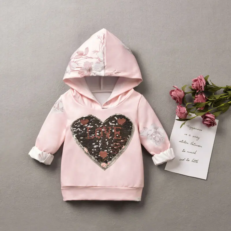 2019 распродажа модный розовый пуловер с капюшоном и цветочным принтом любовь для