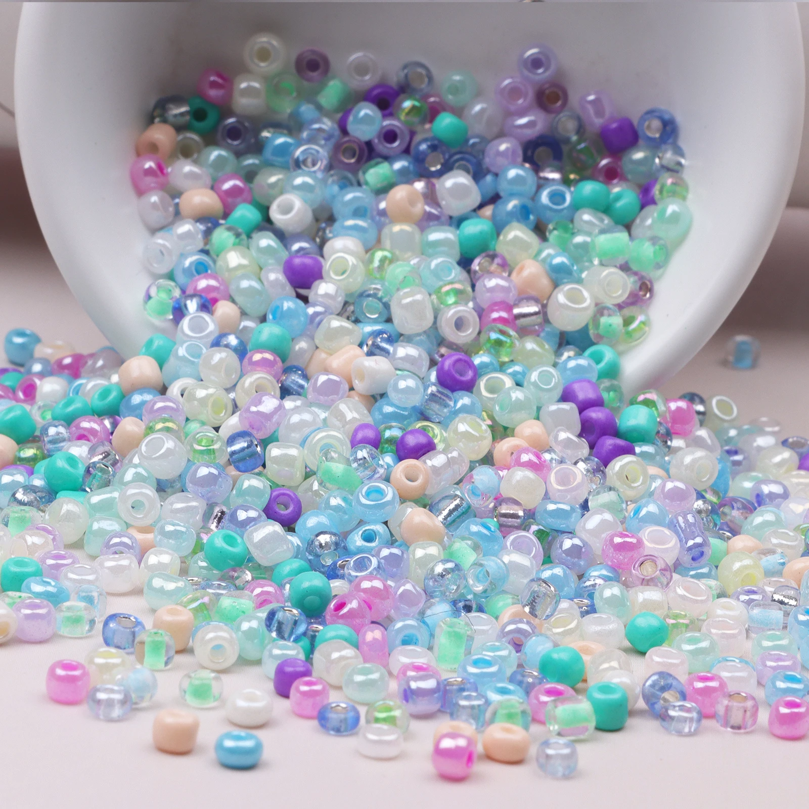 

2/3/4mm Glass Seed Beads DIY Craft Seed Beads Small Beads for Bracelet Necklace Jewelry Making- charms for bracelet making