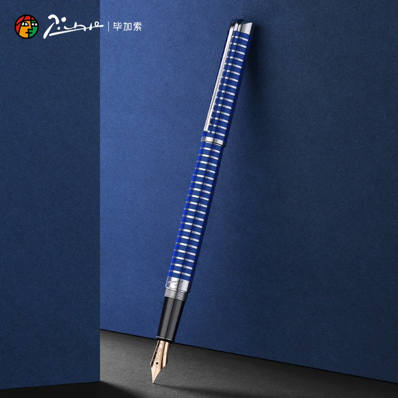 Pimio High Quality Metal  Fountain Pen Writing Signing Calligraphy Pen	ручки Luxury Business Retro Stationery Office School Gift