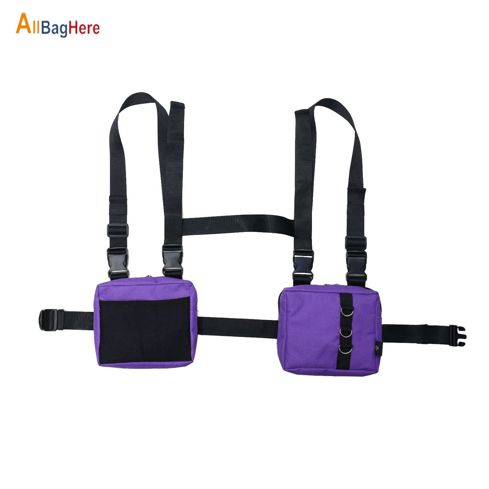 Новая функциональная модная нагрудная сумка для мужчин и женщин в стиле хип-хоп