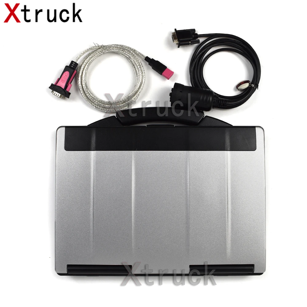 Автомобильный диагностический сканер Sculi для ноутбука либхер + CF53 с программным