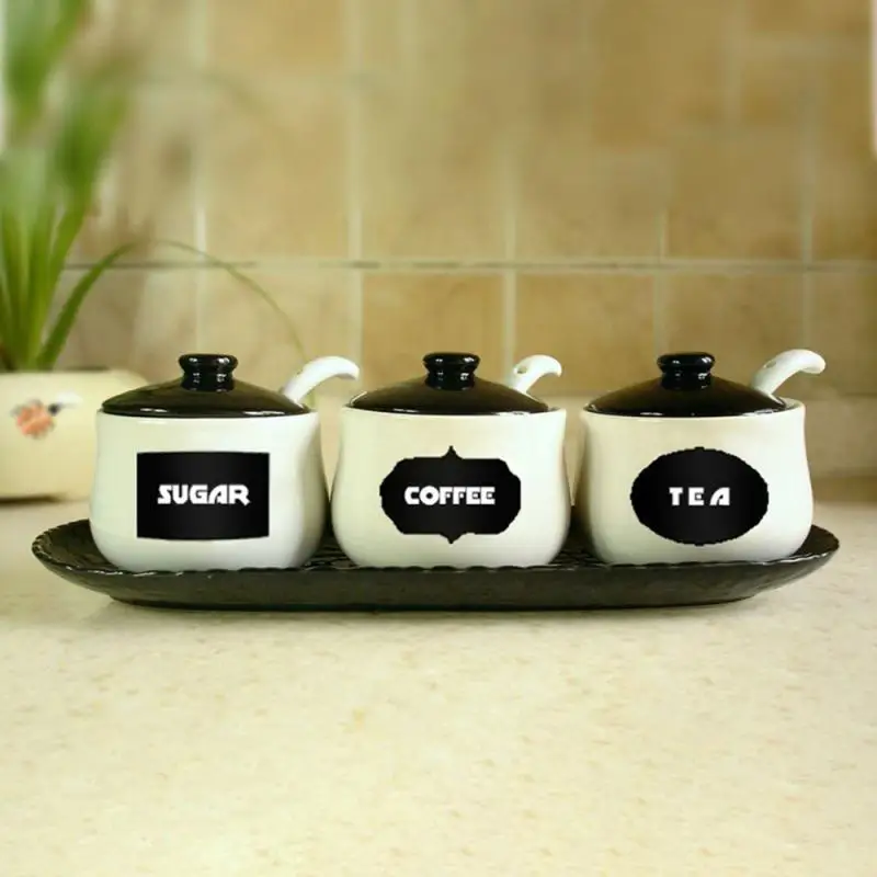 36 шт водонепроницаемые наклейки в виде доски для написания мелом домашняя кухня