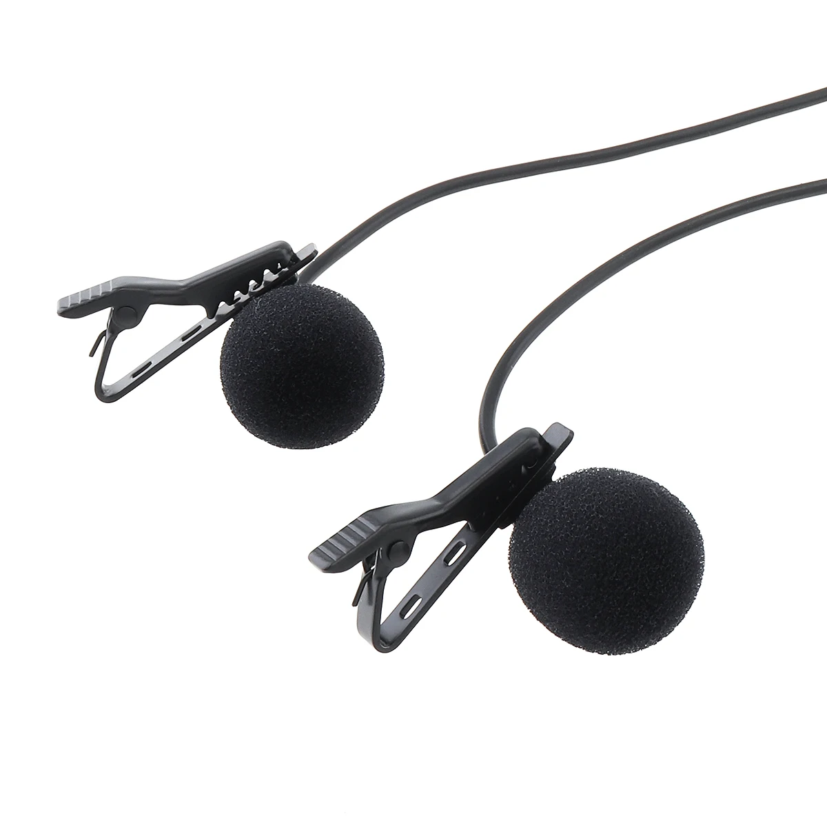 3 5 мм конденсаторный двойной микрофон мобильный телефон DSLR камера клип-на