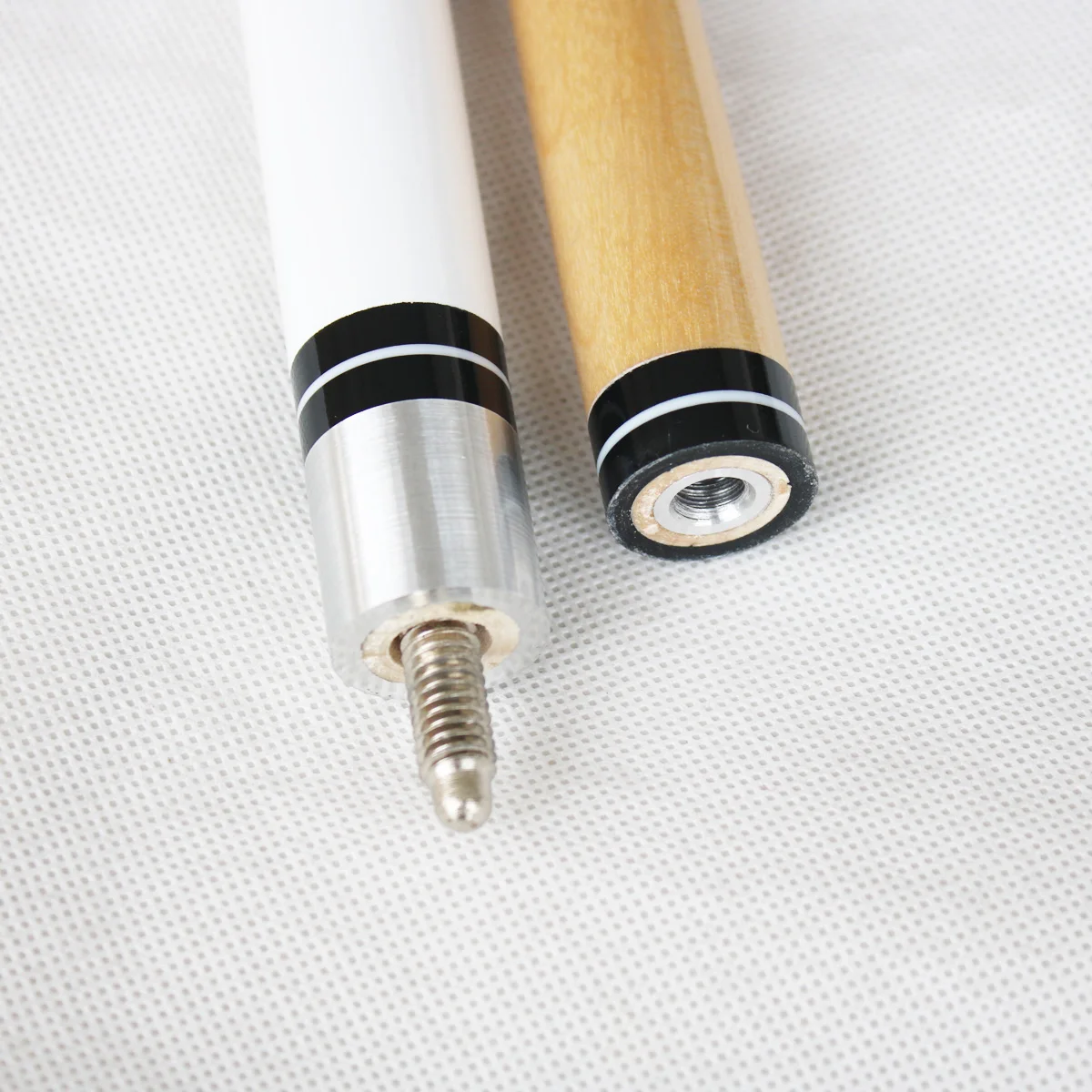 1/2-pc Maple wood pool Cue leather painting hand grip 57inch 13mm tip 18-20oz. | Спорт и развлечения