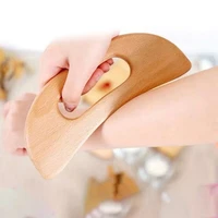wooden guasha tools anti cellulite massage tool wood lymphatic drainage paddle gua sha massage soft tissue