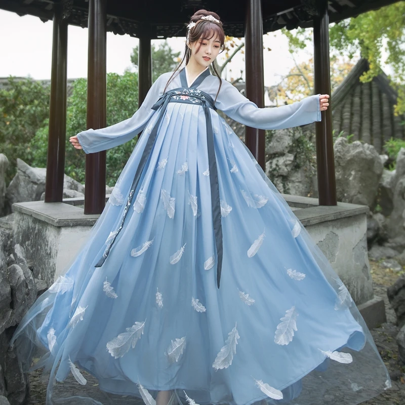

2020 Chinese Ancient Costumes Princess Clothes Fairy Women'S Clothing Tang Dynasty Female Hanfu Women Cosplay Costume DWY2794