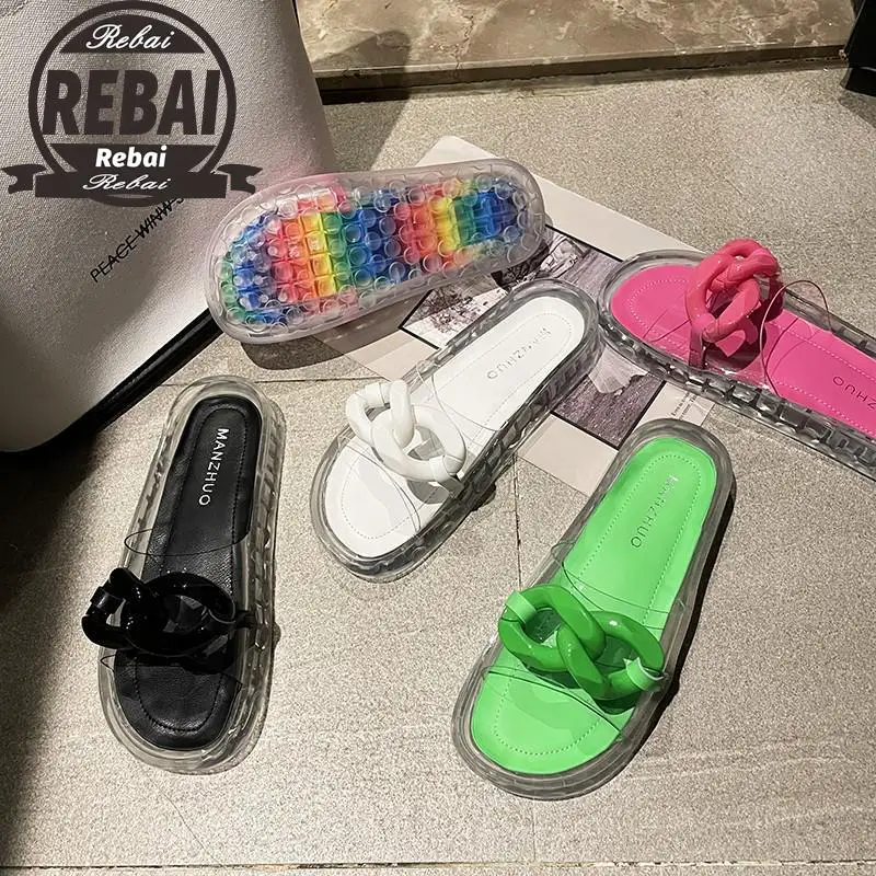 

2021 Women Graffiti Slippers Plus Size Ladies Mixed Colors Flat Female Open Toe Casual Slides Women's Summer Beach Comfort Shoes