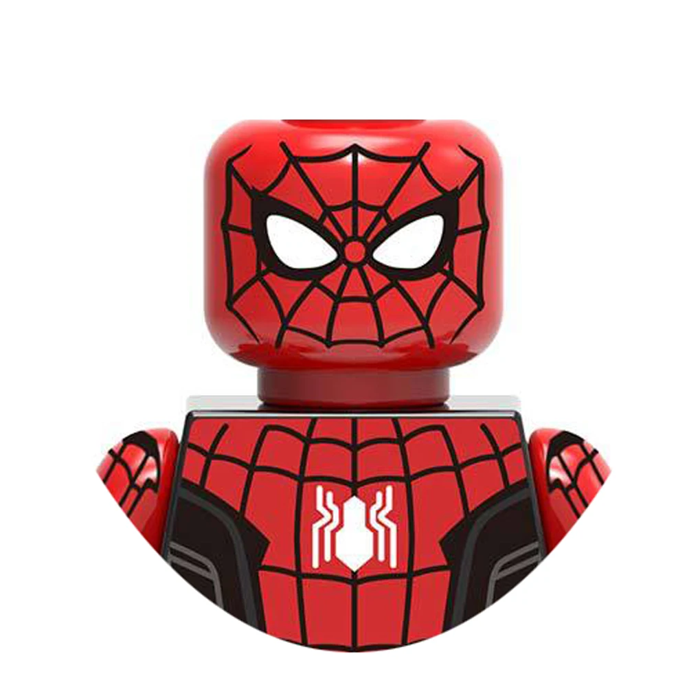 Superhero Iron Spiderman Stealth Suit Building Blocks Bricks Spider-Gwen Peter Parker Miles Morales Action Figures Kids Toy Gift