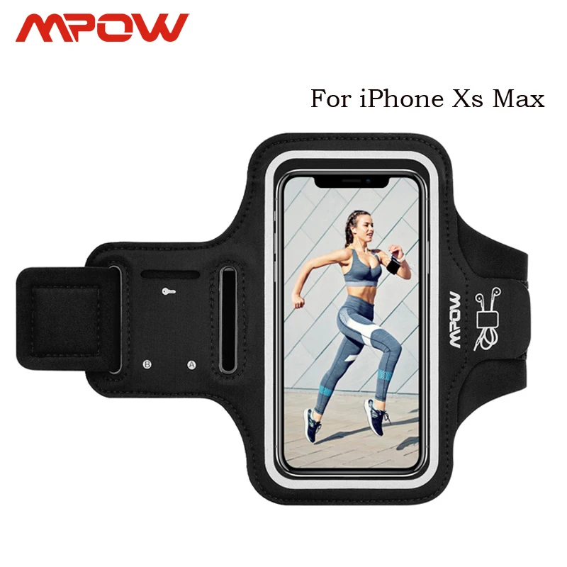 Mpow PA167 Универсальный нарукавный ремень для iPhone Xs Max Xr X 8 huawei P20 samsung S9 бег тренажерный зал повязку светоотражающий ремень чехол сумка