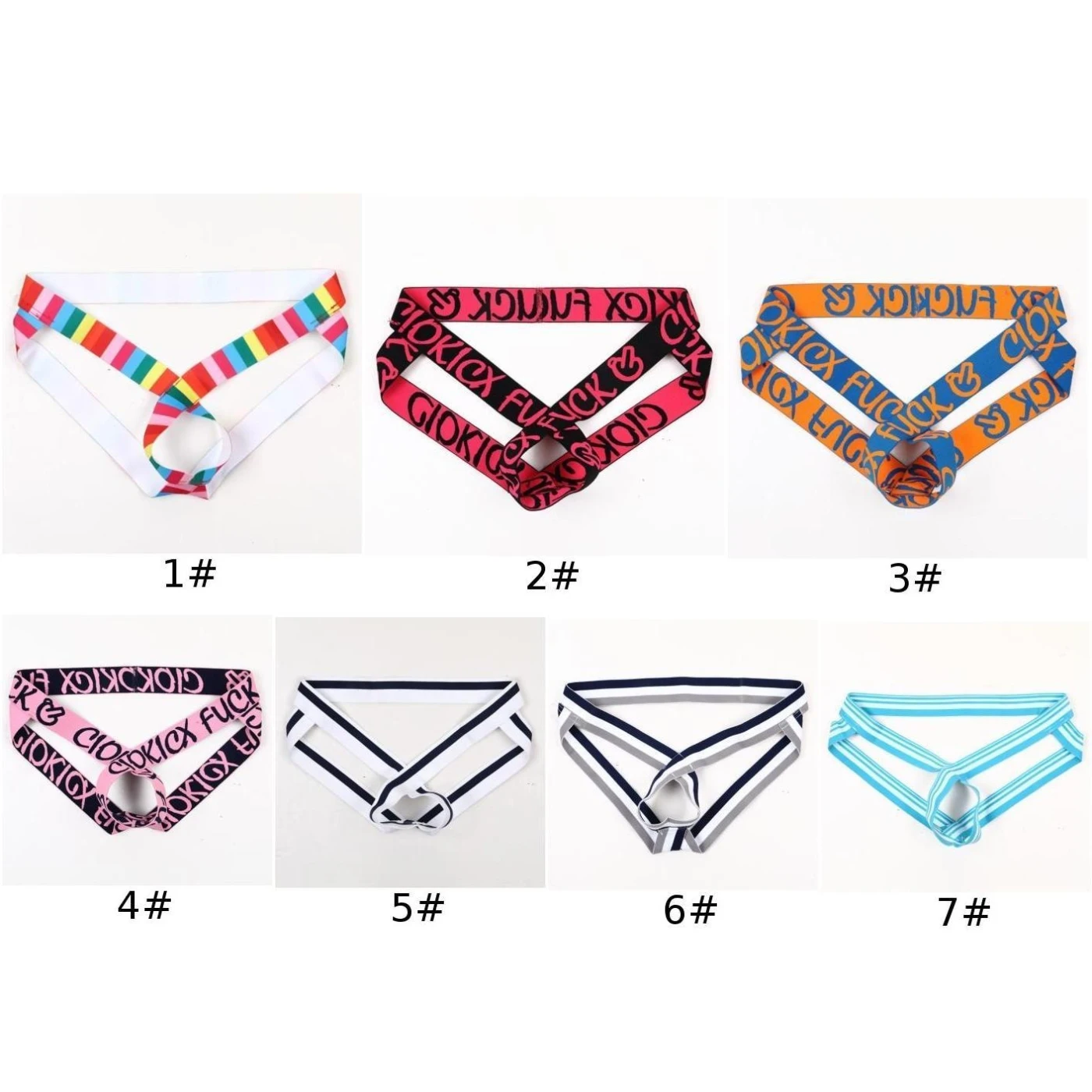 

Men's Briefs Sexy Ice Silk Thong G-string Low Rise Briefs Letter Pattern Fashion Underwear Male Underpants Nylon