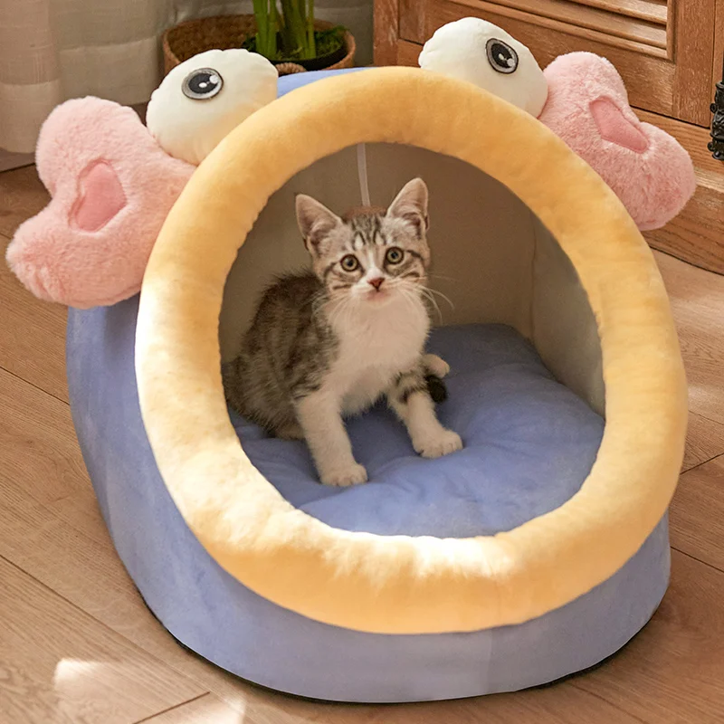 Съемная кровать для кошек домик гнездо домашних животных палатка собачья