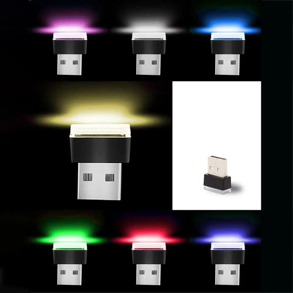 Автомобильный светодиодный атмосферный светильник сигаретный er декоративный