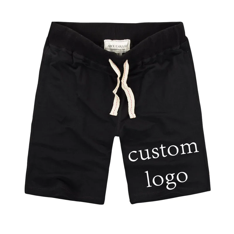 Мужские шорты с принтом по индивидуальному заказу повседневные из 100% хлопка