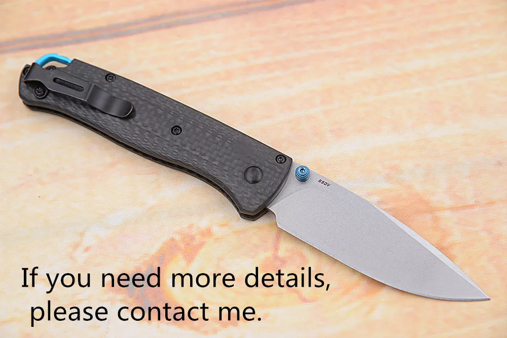 Складной карманный нож JUFULE D2 Blade 535BK ручка из 535 меди/углеродного волокна