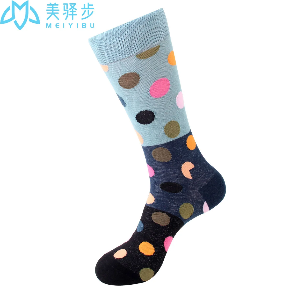 12 Pairs Per Set New Big Dot Fashion Men's Stockings Breathable Hip-Hop Street Socks Happy Socks Wholesale